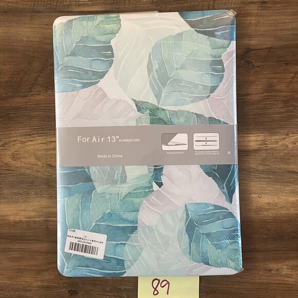 MacBook Air 13” years 2010-2017 leaves design hardshell case - Picture 3 of 3